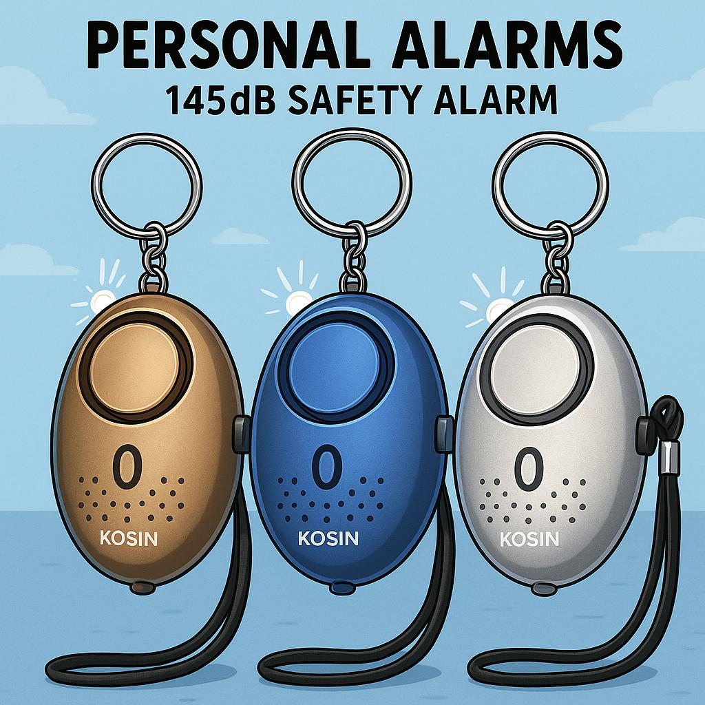 🚨 Personal Safety Alarm Keychain – Instant Volume, Instant Protection