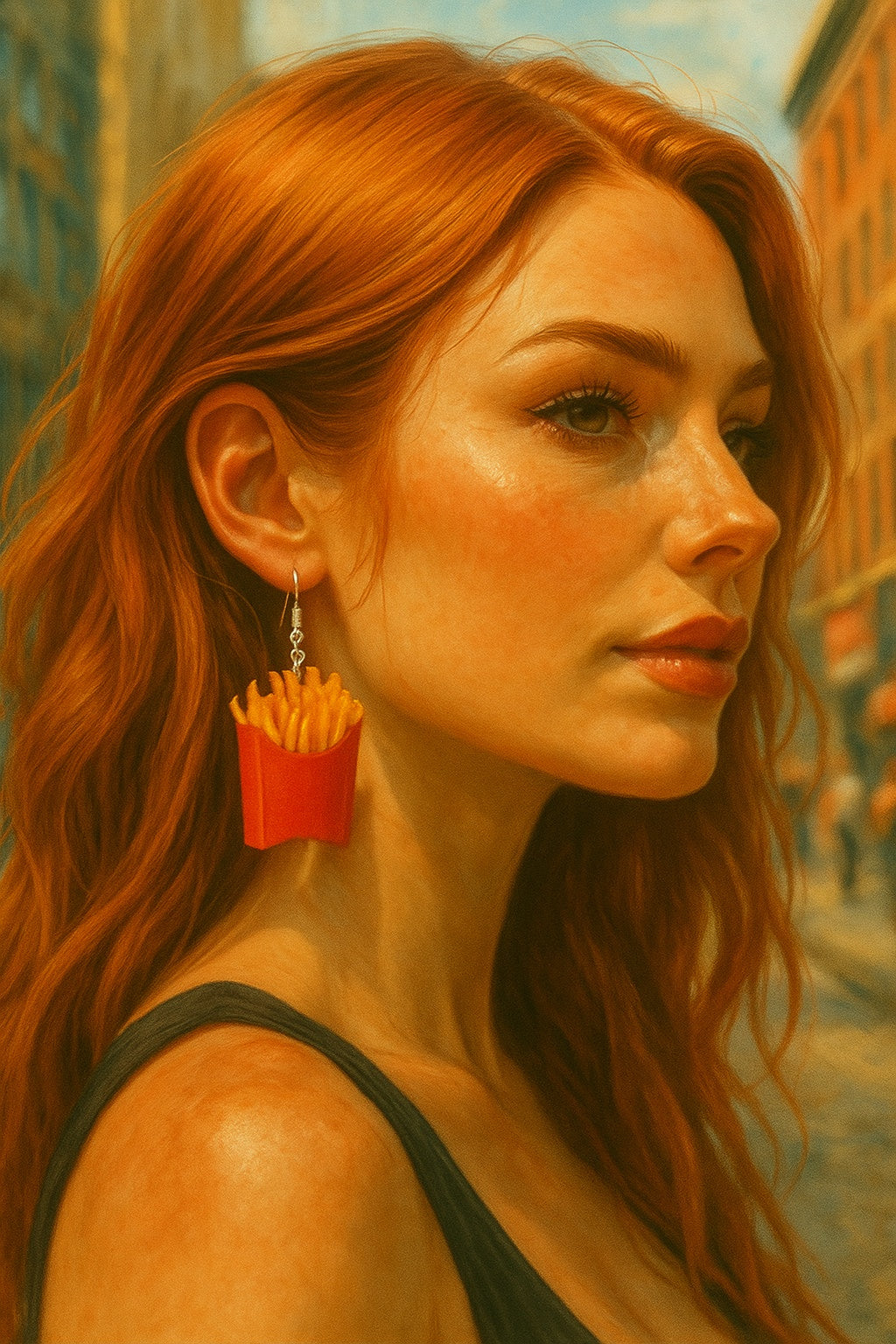 French Fries Dangle Earrings 🍟