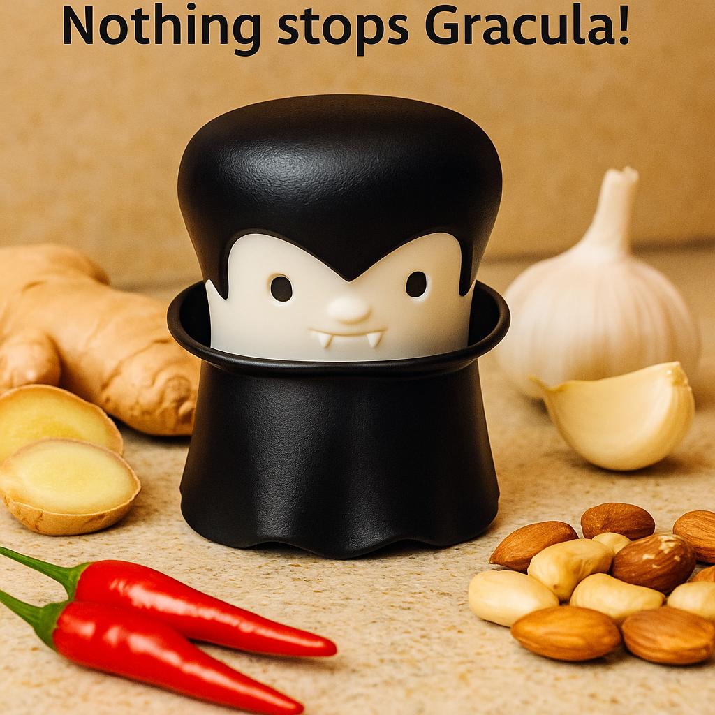 OTOTO Gracula – The Vampire Garlic Crusher That Minces in Style 🧄