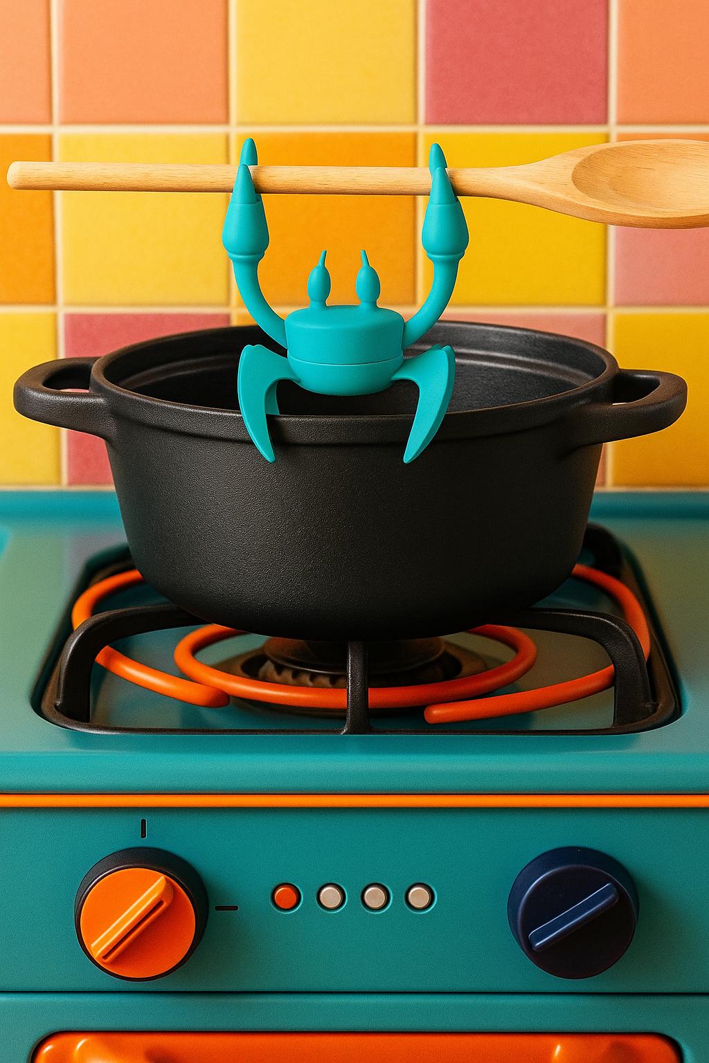 Aqua the Crab – The Cutest Spoon Rest in the Kitchen Sea 🦀