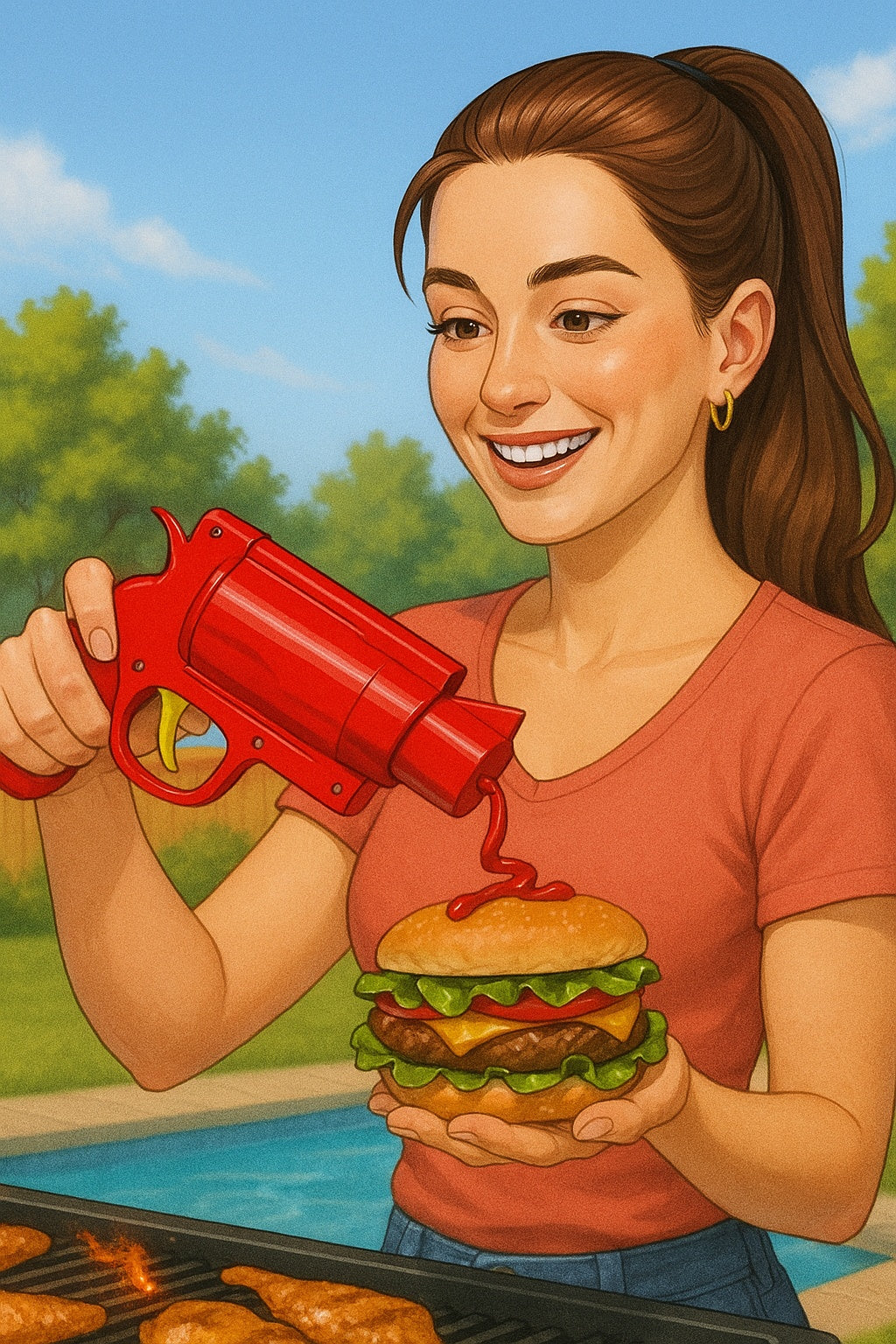 Ketchup Gun – Lock & Load Your Favorite Sauce