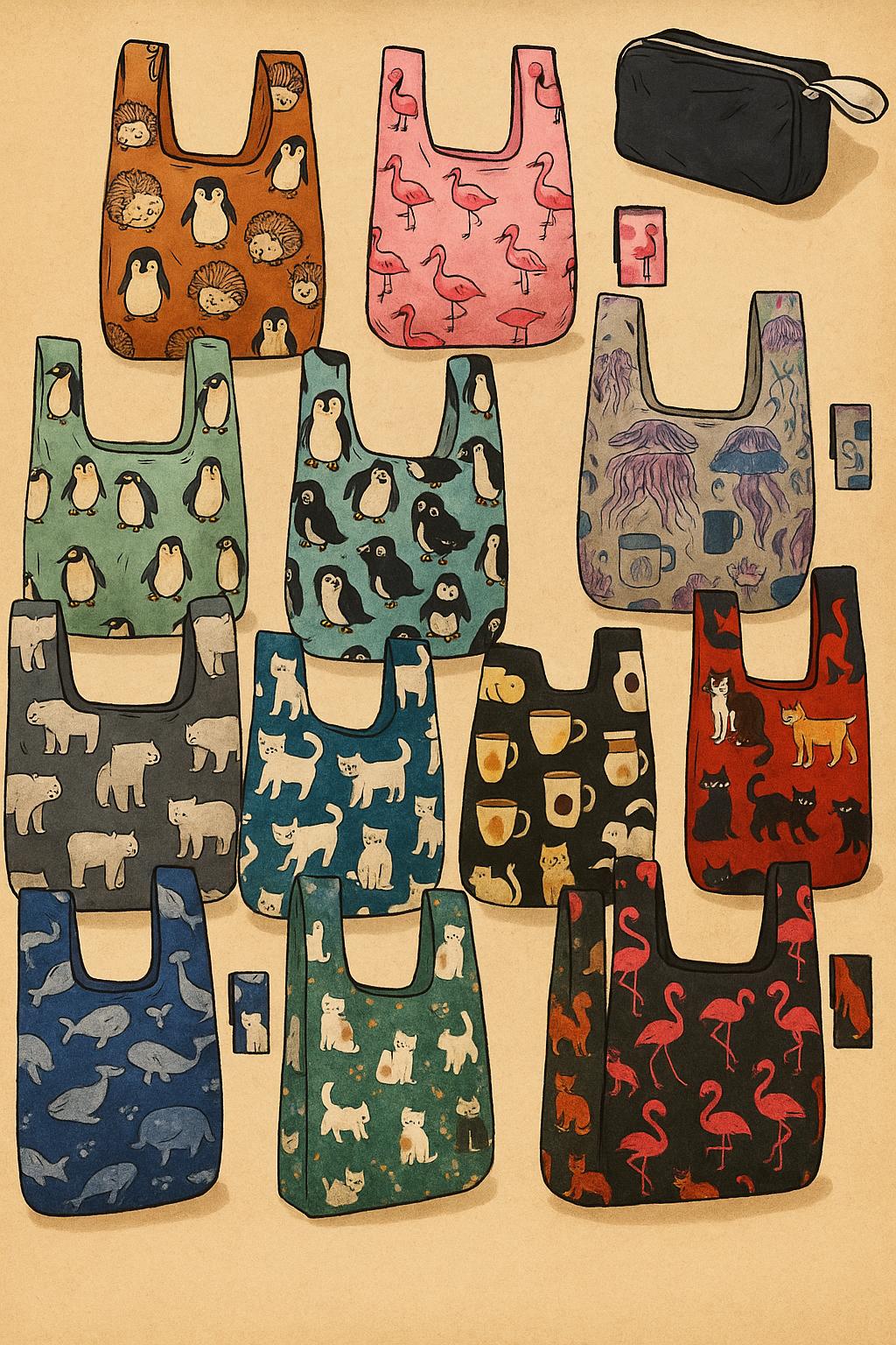 ♻️ BeeGreen Reusable Bags – Cute, Strong, and Seriously Handy