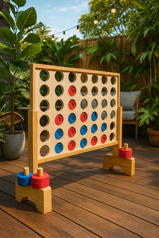 Prextex Giant 4-in-a-Row Connect Game – Big Fun, Anywhere!