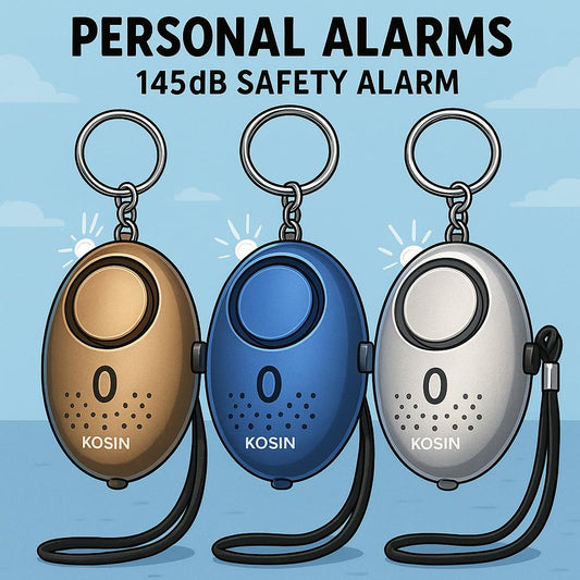 🚨 Personal Safety Alarm Keychain – Instant Volume, Instant Protection