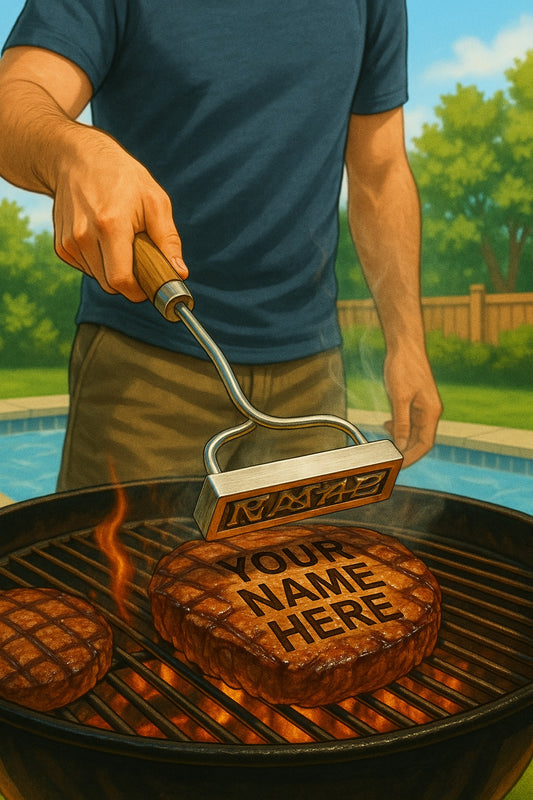 🔥 BBQ Branding Iron – Leave Your Mark on Every Steak