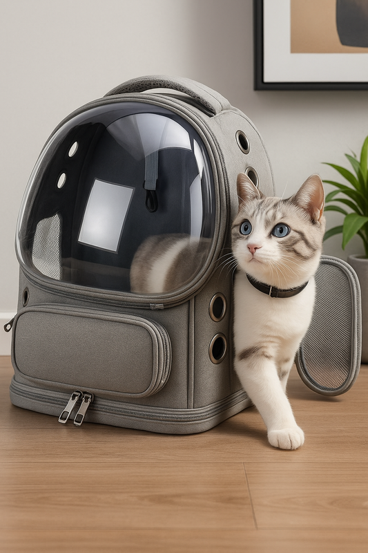 Safesto Cat Bubble Backpack – Stylish, Secure & Travel-Ready