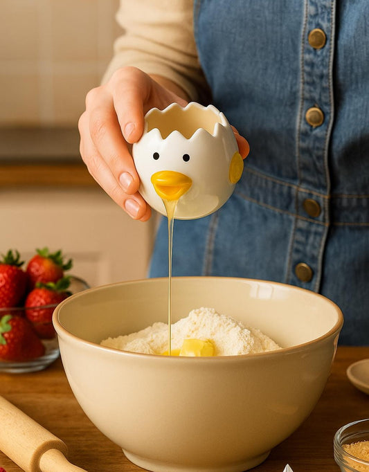 LuoCoCo “Vomiting Chicken” Egg Separator – Crack Up While You Cook