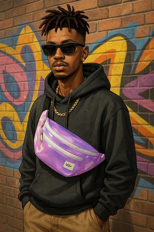 🌟 Vibe Festival Gear Holographic Fanny Pack – Your Ultimate Festival Essential!