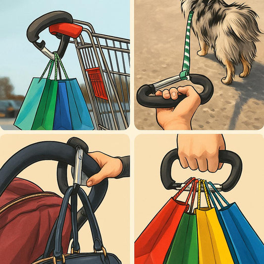 From Shopping Bags to Strollers – One Clip to Handle It All