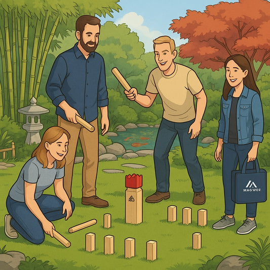 MEGWOZ Kubb Viking Chess – Battle Like a Norse Legend