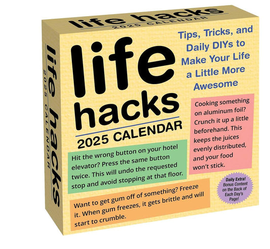Life Hacks Calendar