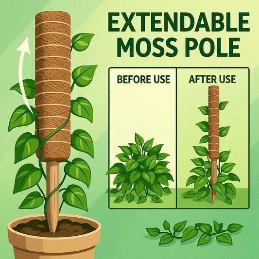 Grow Up, Not Out – The Ultimate Moss Pole for Climbing Plants