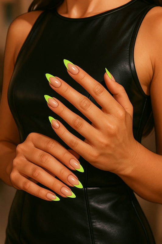 KQueenest Press-On French Tip Nails – Salon Glamour in a Snap