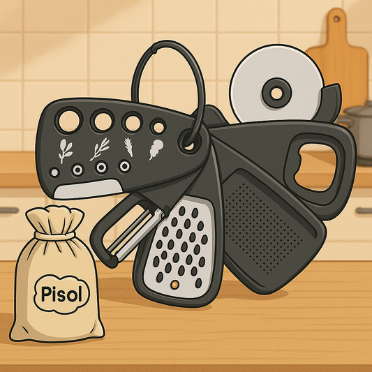Pisol 6-in-1 Kitchen Gadget Set – Small Tool. Big Results.
