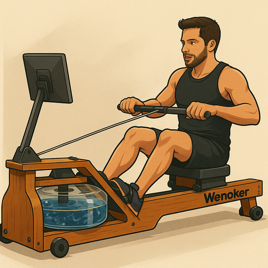 Wenoker Wooden Water Rowing Machine – Row Real, Feel Real 🚣