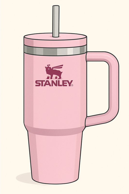 🌸 Stanley Pink Tumbler 40 oz – The Viral Cup Everyone's Talking About