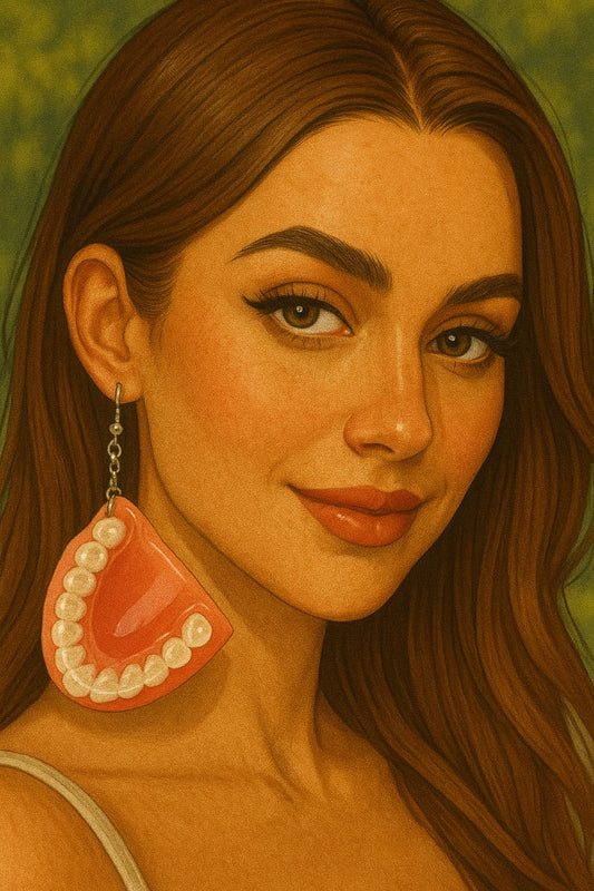 Tooth Shaped Earrings