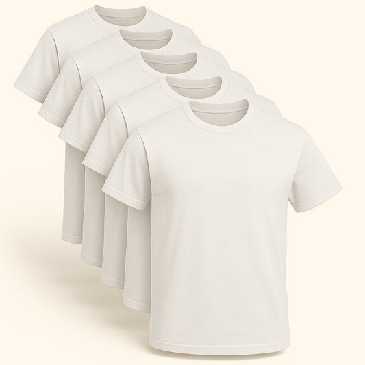👕 Gildan White T-Shirts (6-Pack) – Everyday Essentials