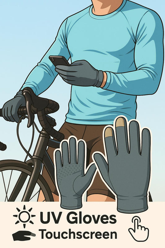 🧤 UV Protection Touchscreen Gloves – Lightweight Comfort, Full Sun Coverage