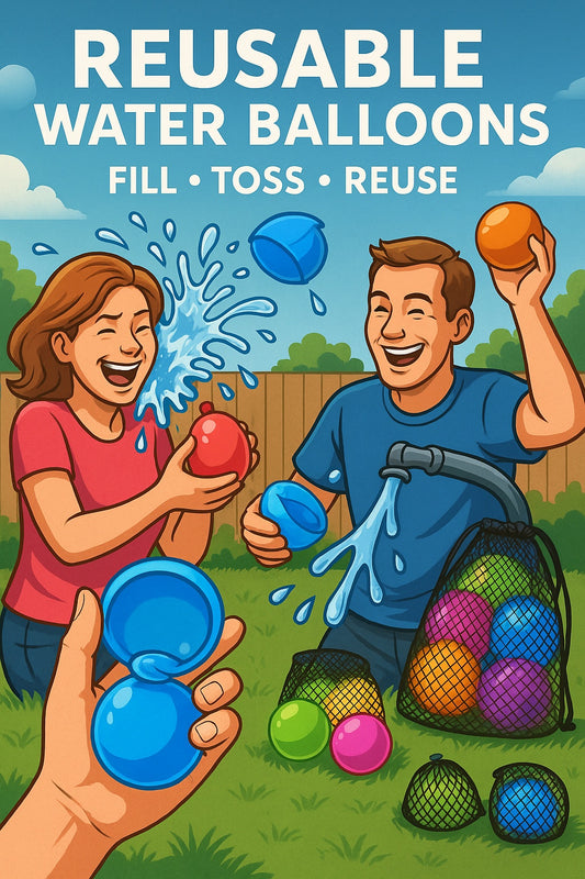 💦 Smirodi Reusable Water Balloons – Summer Splash Without the Trash!
