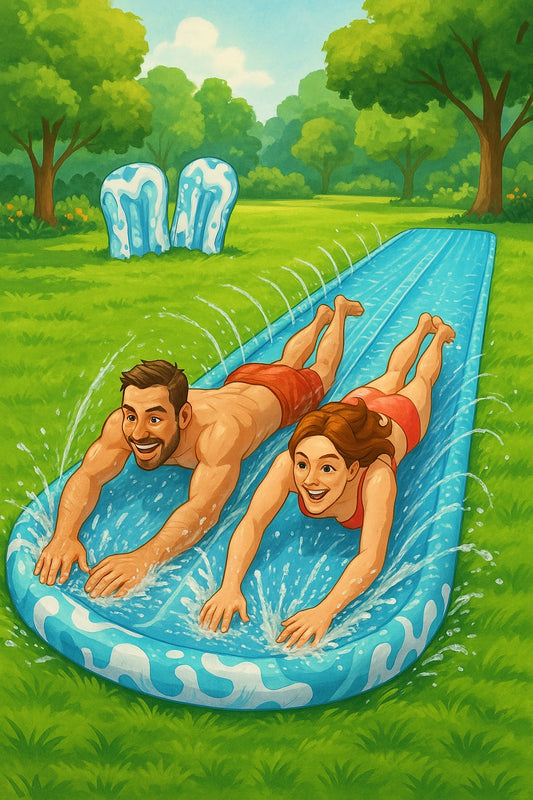 🌊 JOYIN 22.5FT Double Lawn Water Slide – Splash Into Summer!