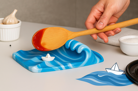 🌊 OTOTO Wavy – The Ocean-Inspired Spoon Rest That Makes a Splash